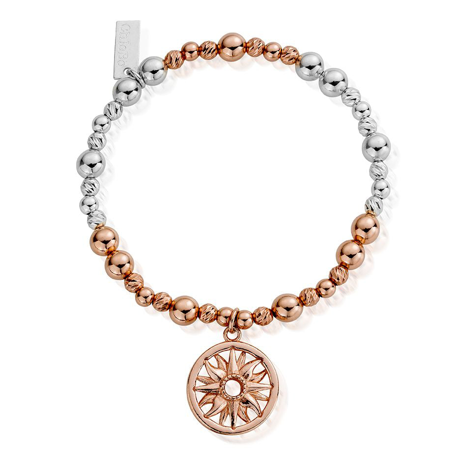 Chlobo Sun Mandala Bracelet - Rose Gold
