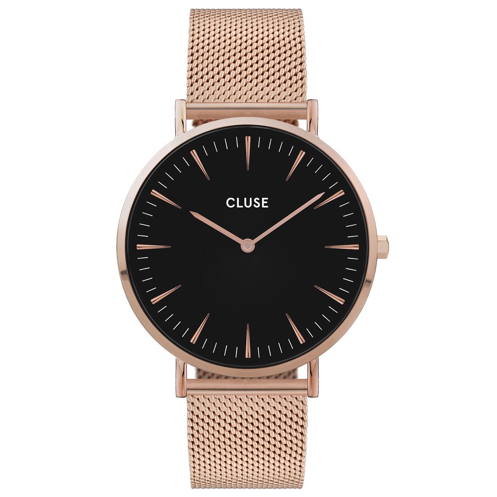 Mesh watch outlet rose gold