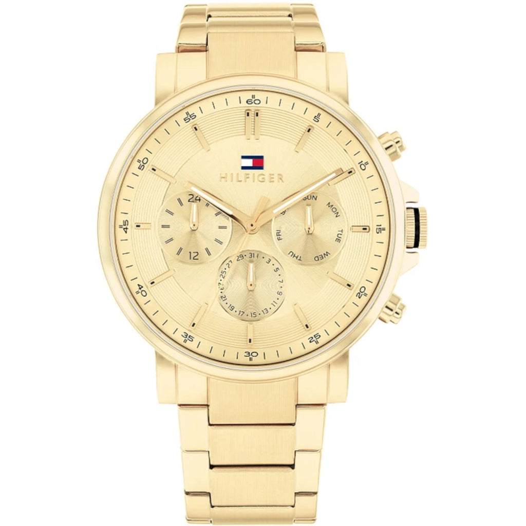 Tommy Hilfiger 1710611 Men's Analog Gold Dial Watch