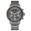 Tommy Hilfiger 1710711 Grey Steel Dark Grey Dial Multi-function Men's Watch