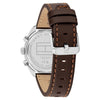 Tommy Hilfiger 1710719 Brown Leather Forest Green Dial Chronograph Men's Watch