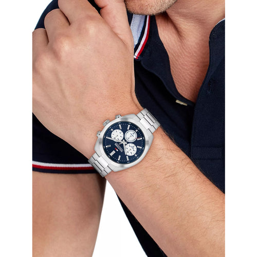 Tommy Hilfiger 1710722 Hudson Stainless Steel Dial Men's Watch