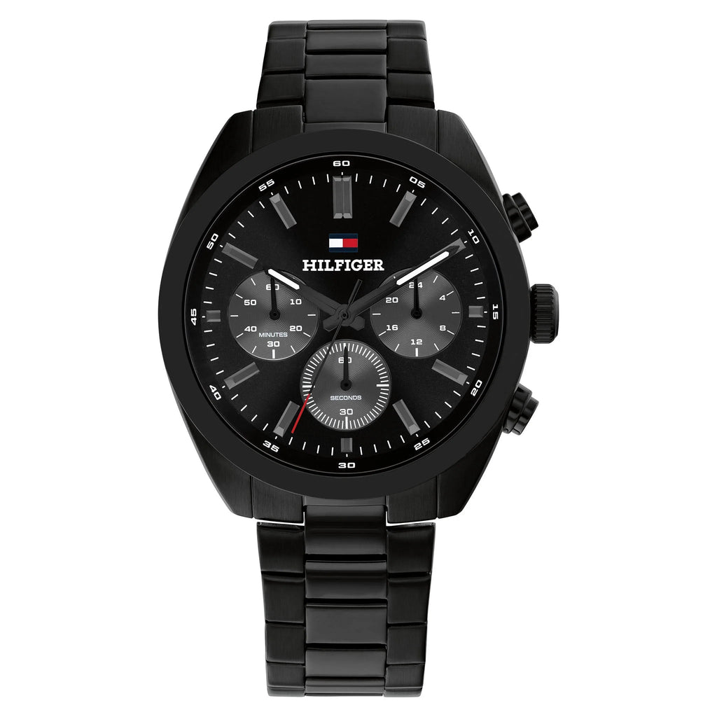 Tommy Hilfiger 1710724 Black Steel Chronograph Men's Watch