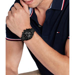 Tommy Hilfiger 1710724 Black Steel Chronograph Men's Watch
