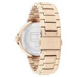 Tommy Hilfiger 1782756 Lori Silver Dial Rose Gold Stainless Steel Women's Bracelet Watch