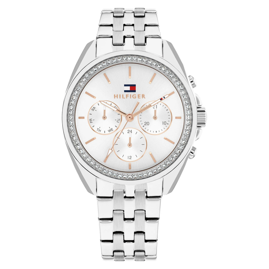 Tommy Hilfiger 1782802 Stainless Steel Silver Dial Multi-function Women's Watch