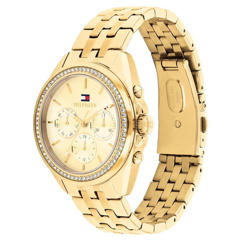 Tommy Hilfiger 1782803 Gold Steel Multi-function Women's Watch