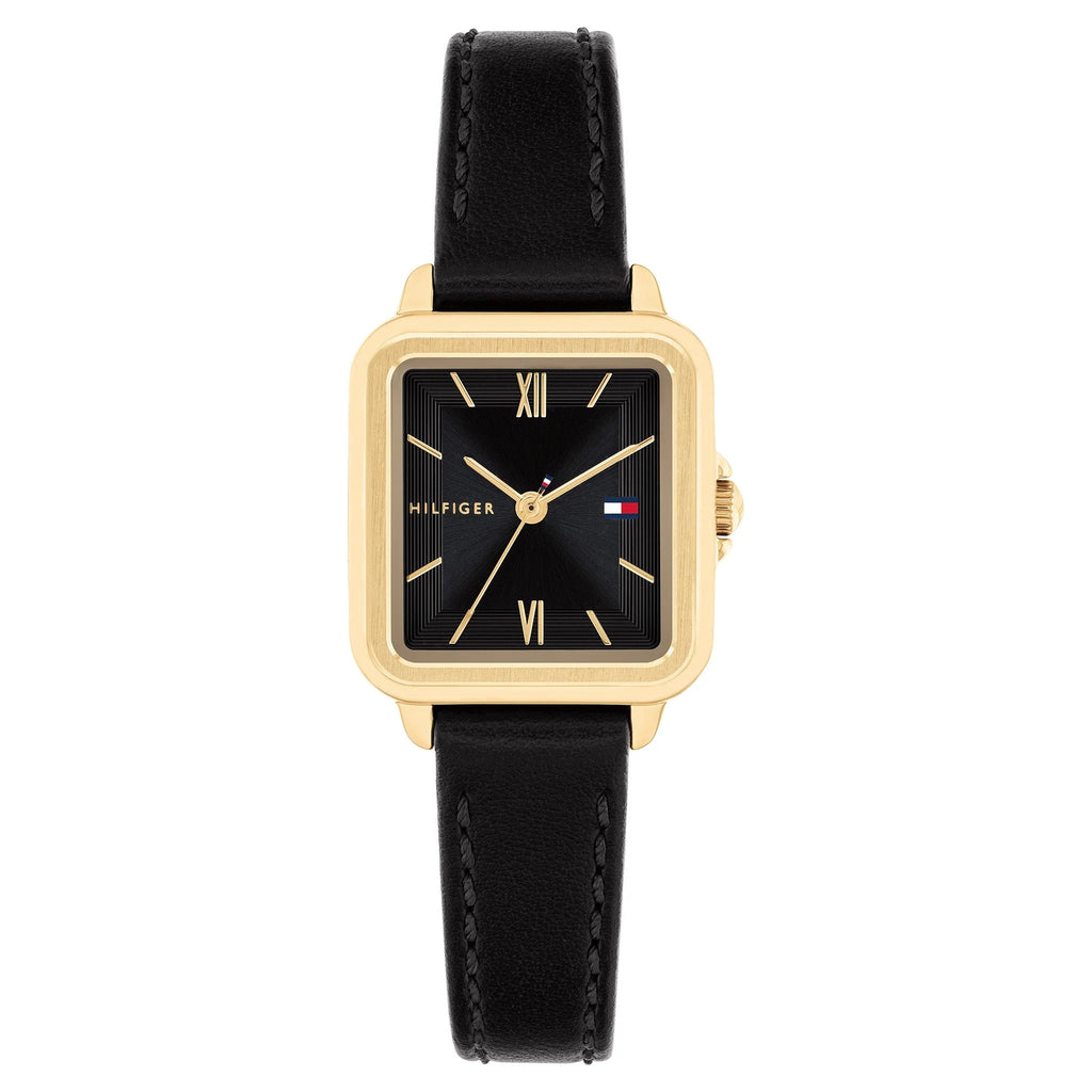Tommy Hilfiger 1782835 Black Leather Women's Watch