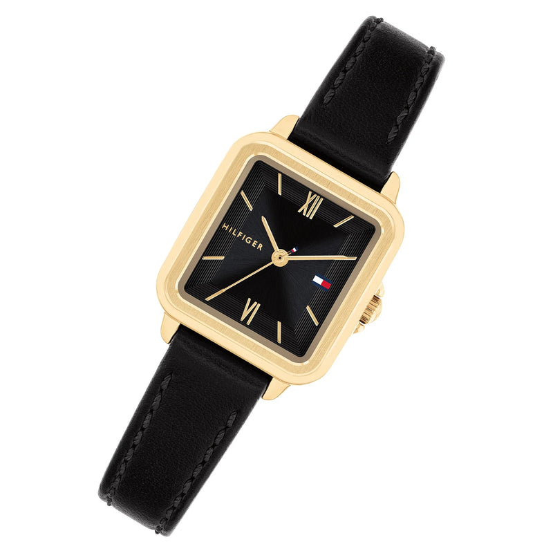 Tommy Hilfiger 1782835 Black Leather Women's Watch