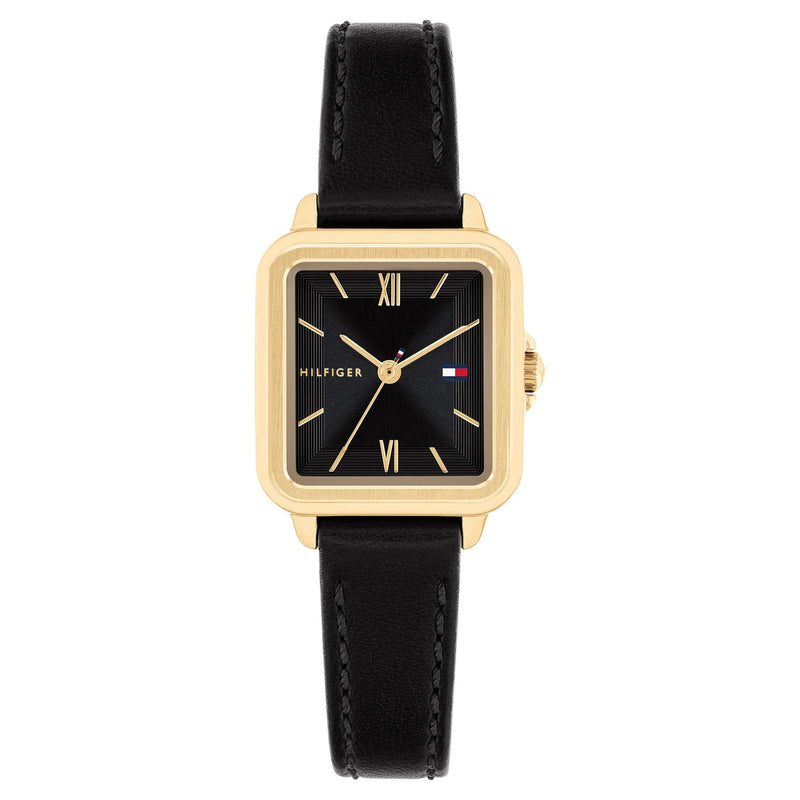 Tommy Hilfiger 1782835 Black Leather Women's Watch