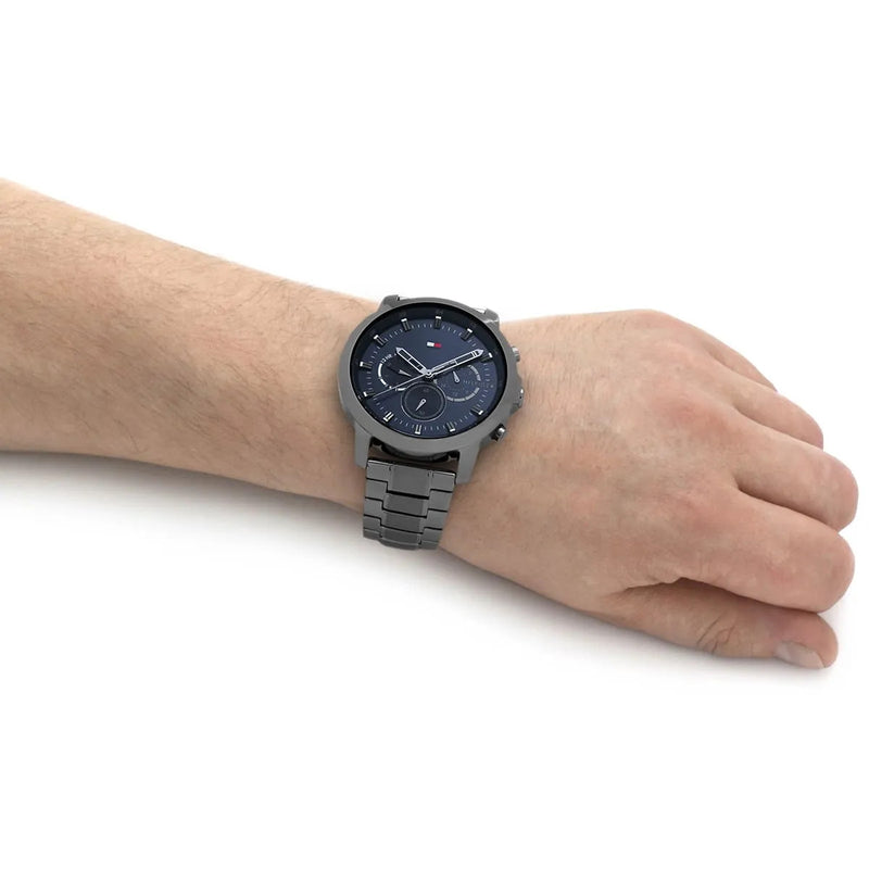Tommy Hilfiger 1791796 Jameson Blue Dial Stainless Steel Men's Watch