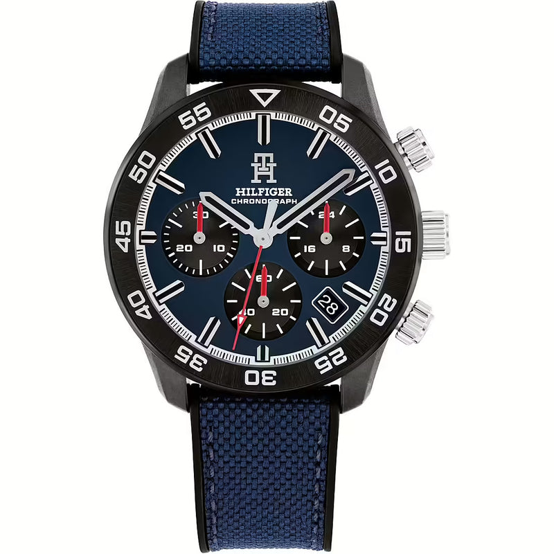 Tommy Hilfiger 1792183 Carbon Blue Dial Men's Watch
