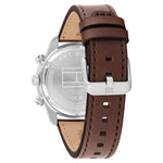 Tommy Hilfiger 1792213 Brown Leather Dark Grey Dial Chronograph Men's Watch