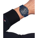 Tommy Hilfiger 1792219 Multifunction Blue Leather Strap Men's Watch