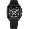 Tommy Hilfiger 1792220 Herald Multifunction Black Leather Strap Men's Watch
