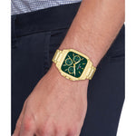 Tommy Hilfiger 1792223 Gold Steel Green Dial Multi-function Men's Watch