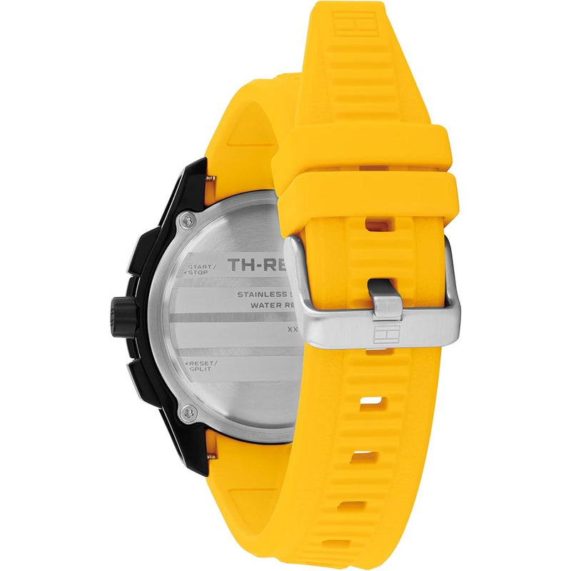 Tommy Hilfiger 1792235 Th-Regatta Yellow Silicone Bracelet Men's Watch