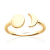 Burren Jewellery 2260800 The Sun and the Moon Ring