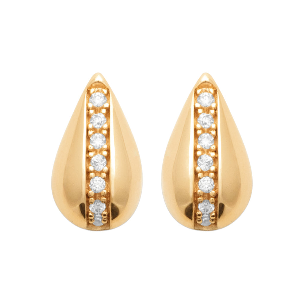 Burren Jewellery E1377 Snowdrop Earrings