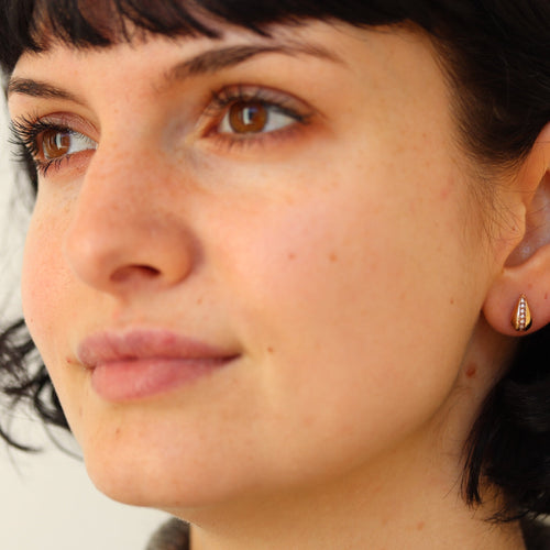 Burren Jewellery E1377 Snowdrop Earrings