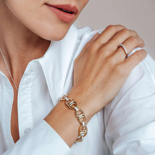 Ti Sento 23087ZY Gold-Plated Silver Bracelet