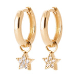 Burren Jewellery 2640010 Lucky Star Earrings
