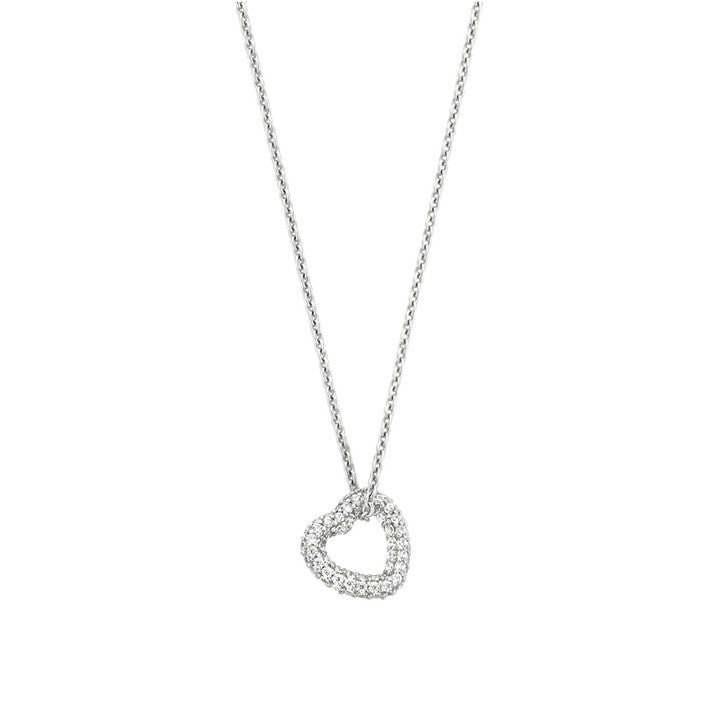 Ti Sento 34022ZI Silver Platinum Plated Necklace