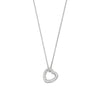 Ti Sento 34022ZI Silver Platinum Plated Necklace