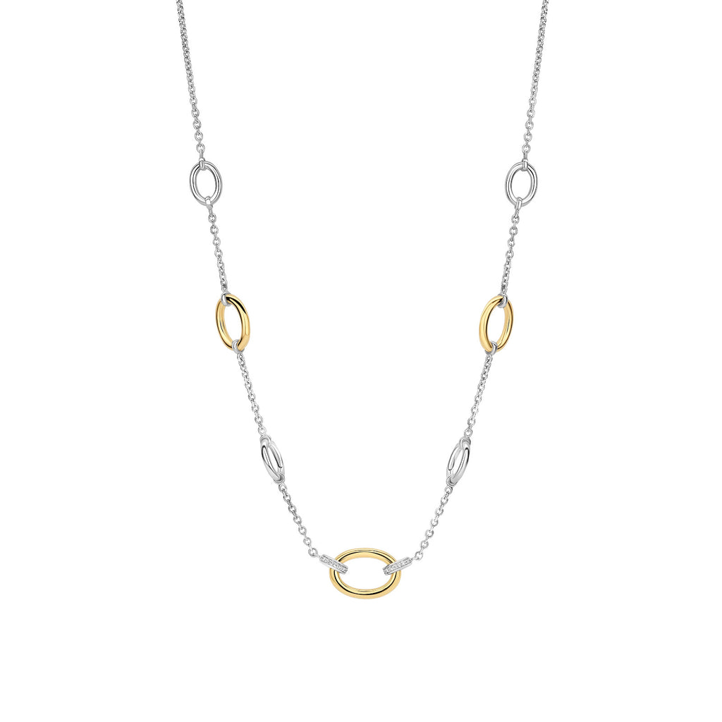 Ti Sento 34093ZY Gold-Plated Silver Necklace