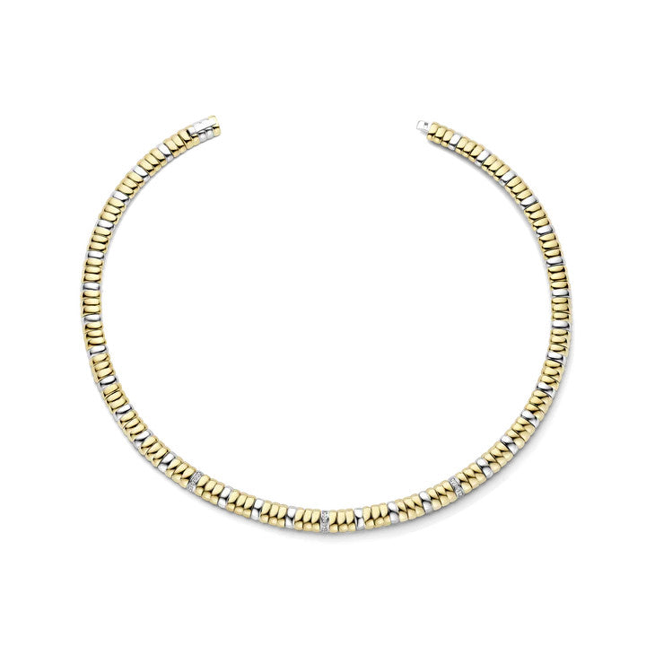 Ti Sento 34100ZY Gold-Plated Silver Necklace