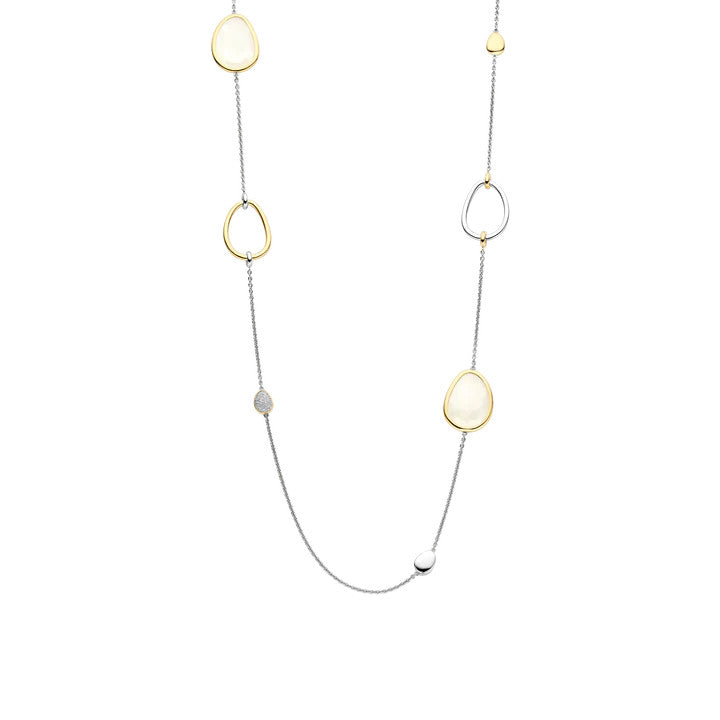 Ti Sento 34102MW Gold-Plated Silver Necklace
