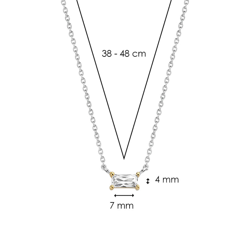 Ti Sento 3977ZY Gold-Plated Silver Necklace