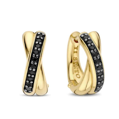 Ti Sento 7667BY Gold-Plated Silver Earrings