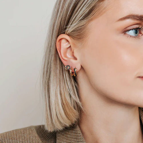 Ti Sento 7667BY Gold-Plated Silver Earrings