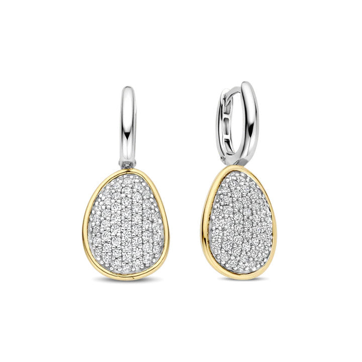Ti Sento 78027ZY Gold-Plated Silver Earrings