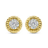 Ti Sento 7934ZY Gold-Plated Silver Stud Earrings
