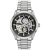 Bulova 96A208 Sutton Silver Tone Stainless Steel Men's Classic Watch