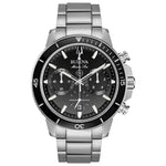 Bulova 96B272 Marine Star Silver Tone Stainless Steel Men's Watch