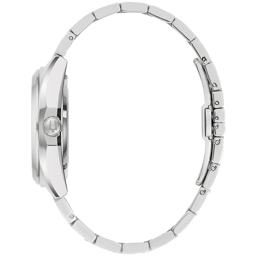 Bulova 96B429 Surveyor Automatic Silver Tone Stainless Steel Men's Watch