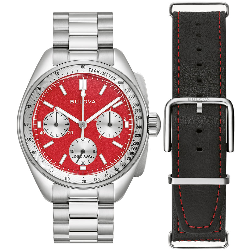 Bulova 98K115 Lunar Pilot Chronograph Stainless Steel Men's Watch
