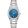 Bulova 96R246 Surveyor Blue Mother-of-Pearl Dial Stainless Steel Ladies Watch