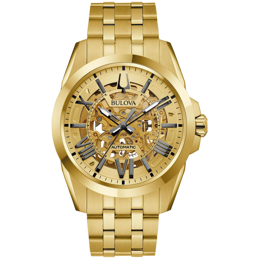 Bulova 97A162 Sutton Gold-Tone Stainless Steel Men's Classic Watch
