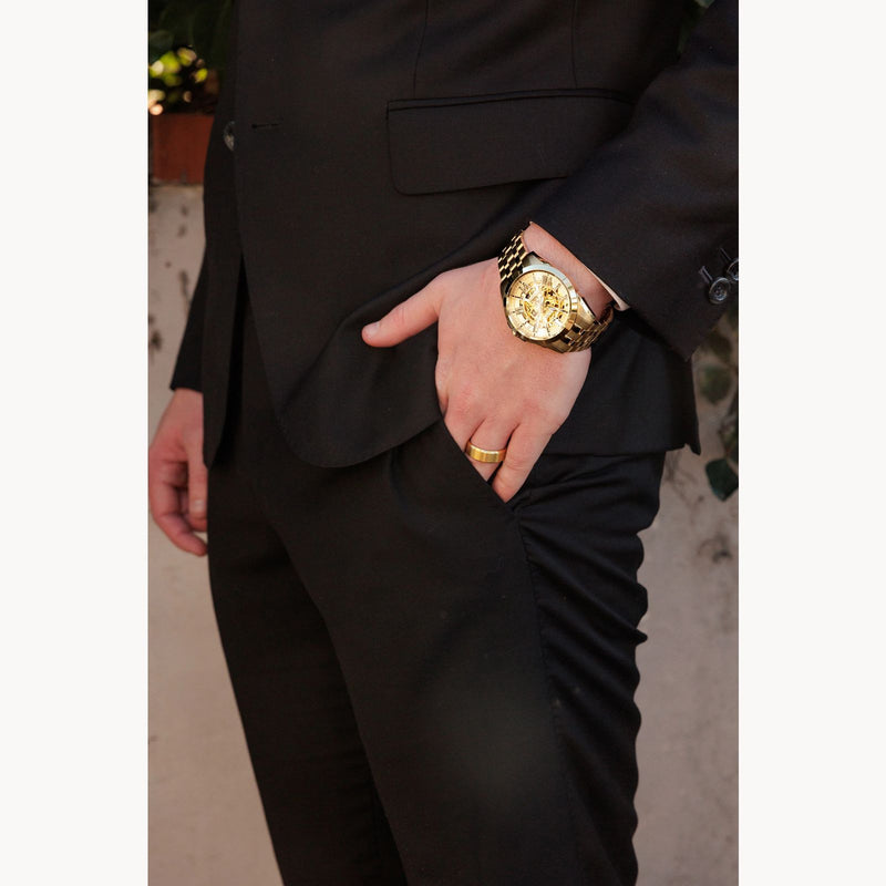 Bulova 97A162 Sutton Gold-Tone Stainless Steel Men's Classic Watch