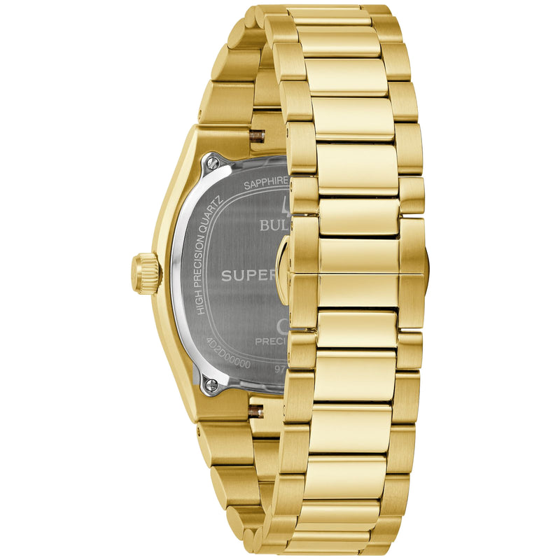 Bulova 97B237 Super Seville Gold-Tone Stainless Steel Men's Watch