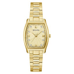 Bulova 97P160 Champagne Gold-Tone Stainless Steel Ladies Watch