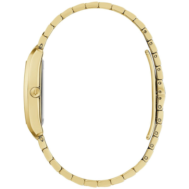 Bulova 97P160 Champagne Gold-Tone Stainless Steel Ladies Watch