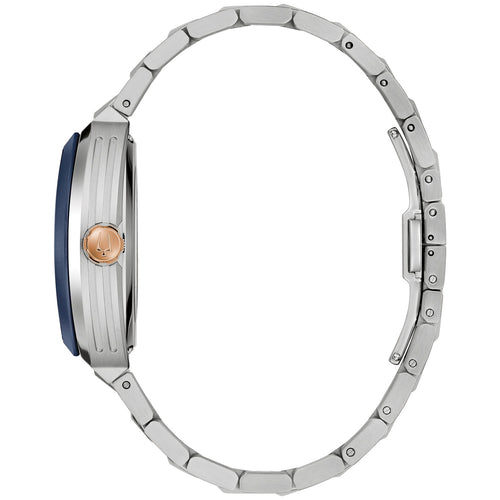 Bulova 98A319 Surveyor Automatic Silver Tone Stainless Steel Men's Watch