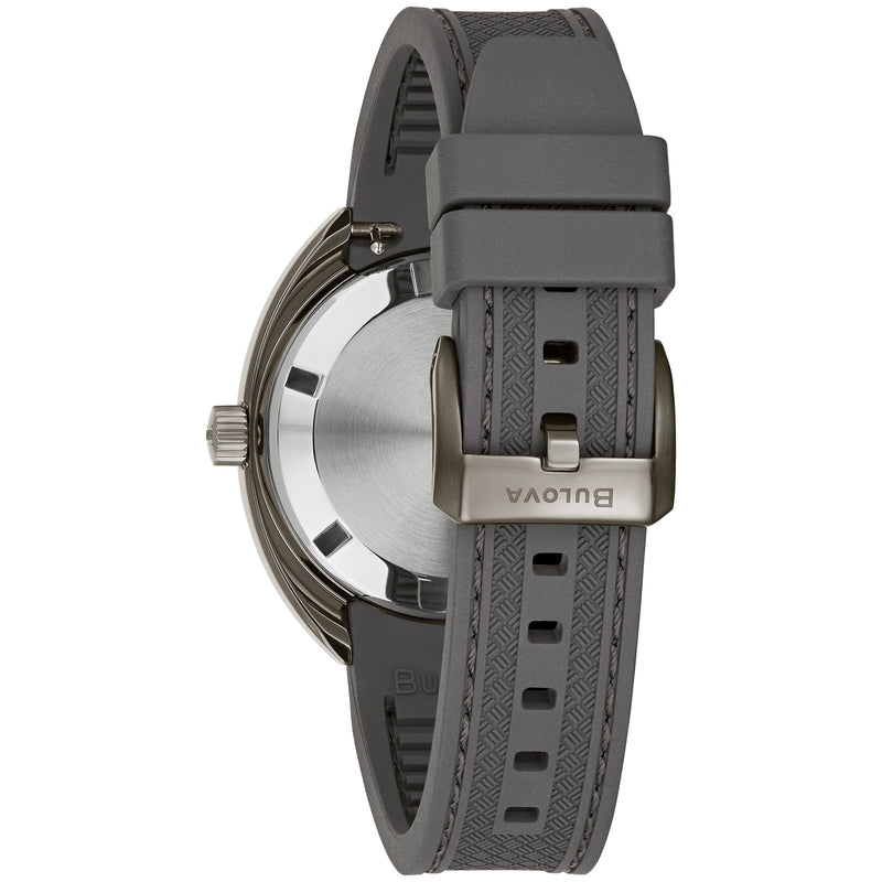 Bulova 98B407 Oceanographer GMT White Dial Polyurethane Strap Men's Watch