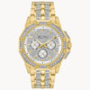 Bulova 98C126 Octava Gold-Tone Stainless Steel Men's Crystal Watch