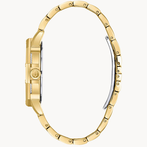 Bulova 98C126 Octava Gold-Tone Stainless Steel Men's Crystal Watch
